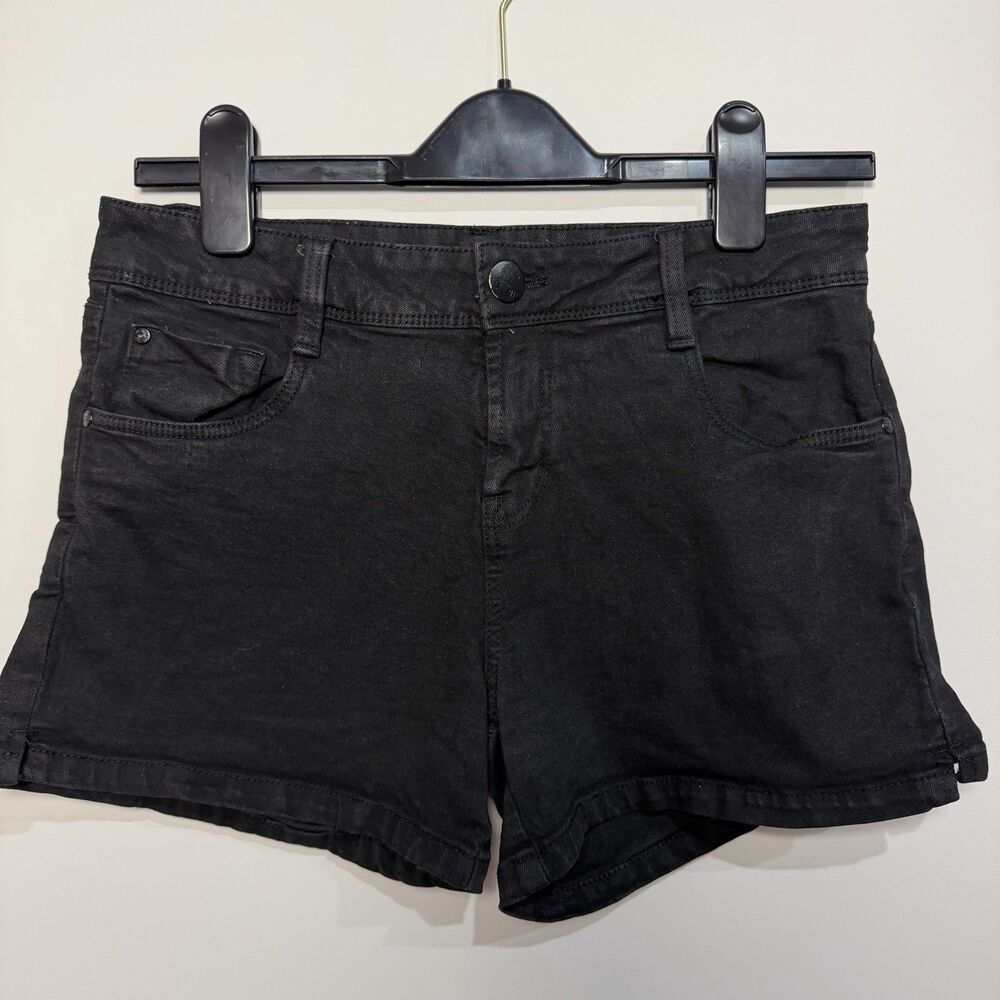 Cotton On Black Denim Shorts The Classic Mid Rise Women’s Size 6